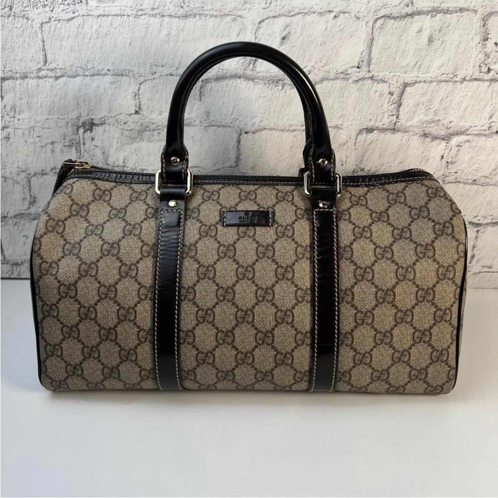 Gucci Men's Duffel Bag in Brown and Black